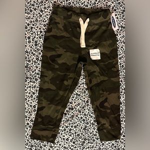 NWT Toddler Camo Jersey Pants